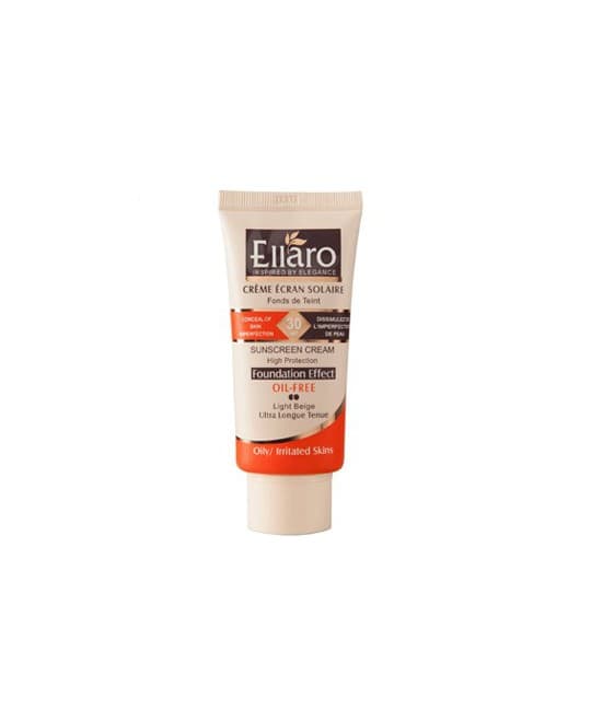 کرم ضد آفتاب فاقد چربی با پوشش کرم پودر SPF 30 الارو 40 میلی لیتر