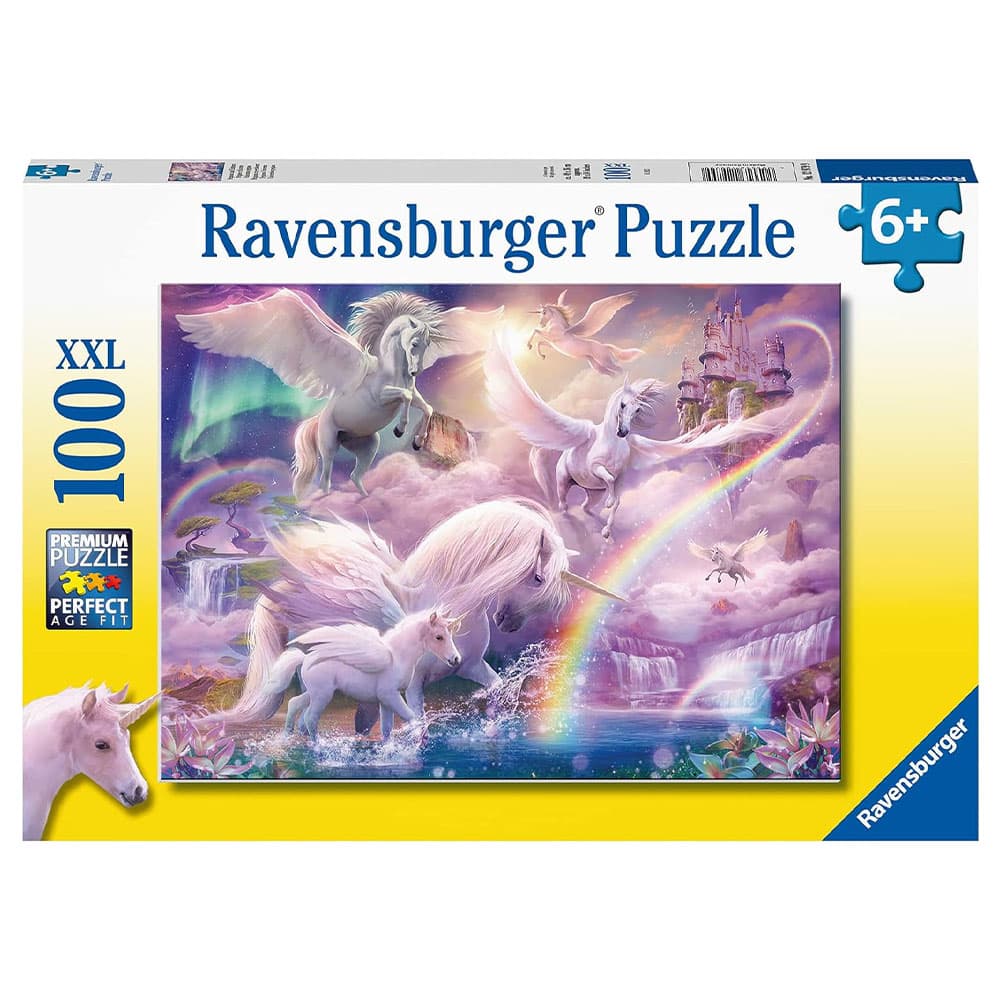 پازل 100 قطعه Ravensburger طرح یونیکورن