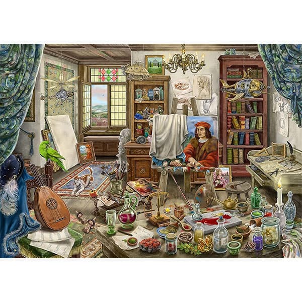 پازل معمایی 759 قطعه Ravensburger طرح استودیو هنرمند — تصویر ۲