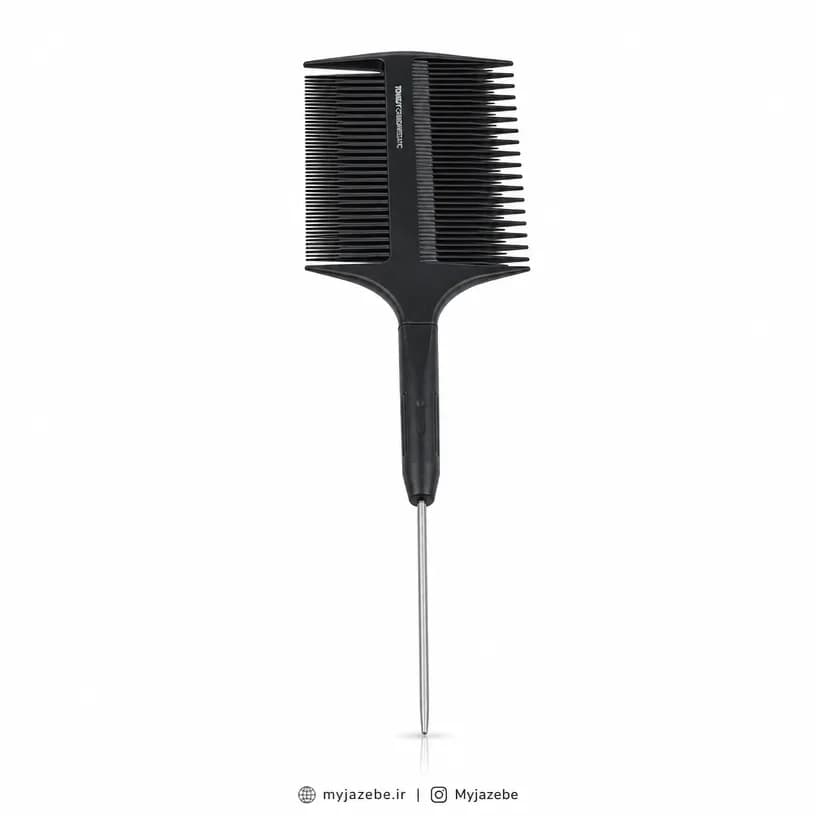 شانه بالیاژ دو طرفه دم فلزی 853 اوبون — تصویر ۲