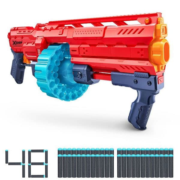 تفنگ ایکس شات X-Shot مدل FORTRESS قرمز — تصویر ۲
