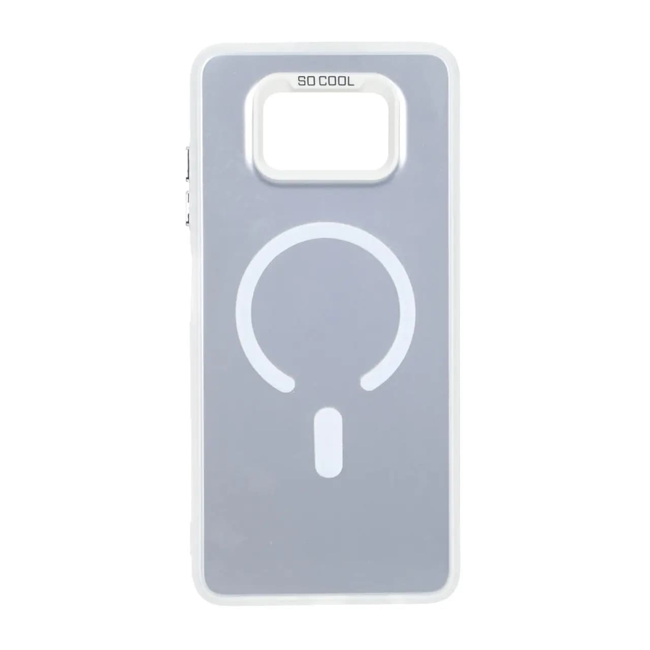 قاب SO COOL طرح مگ سیف Xiaomi Poco X3 / Poco X3 Pro / Poco X3 NFC – نقره ای