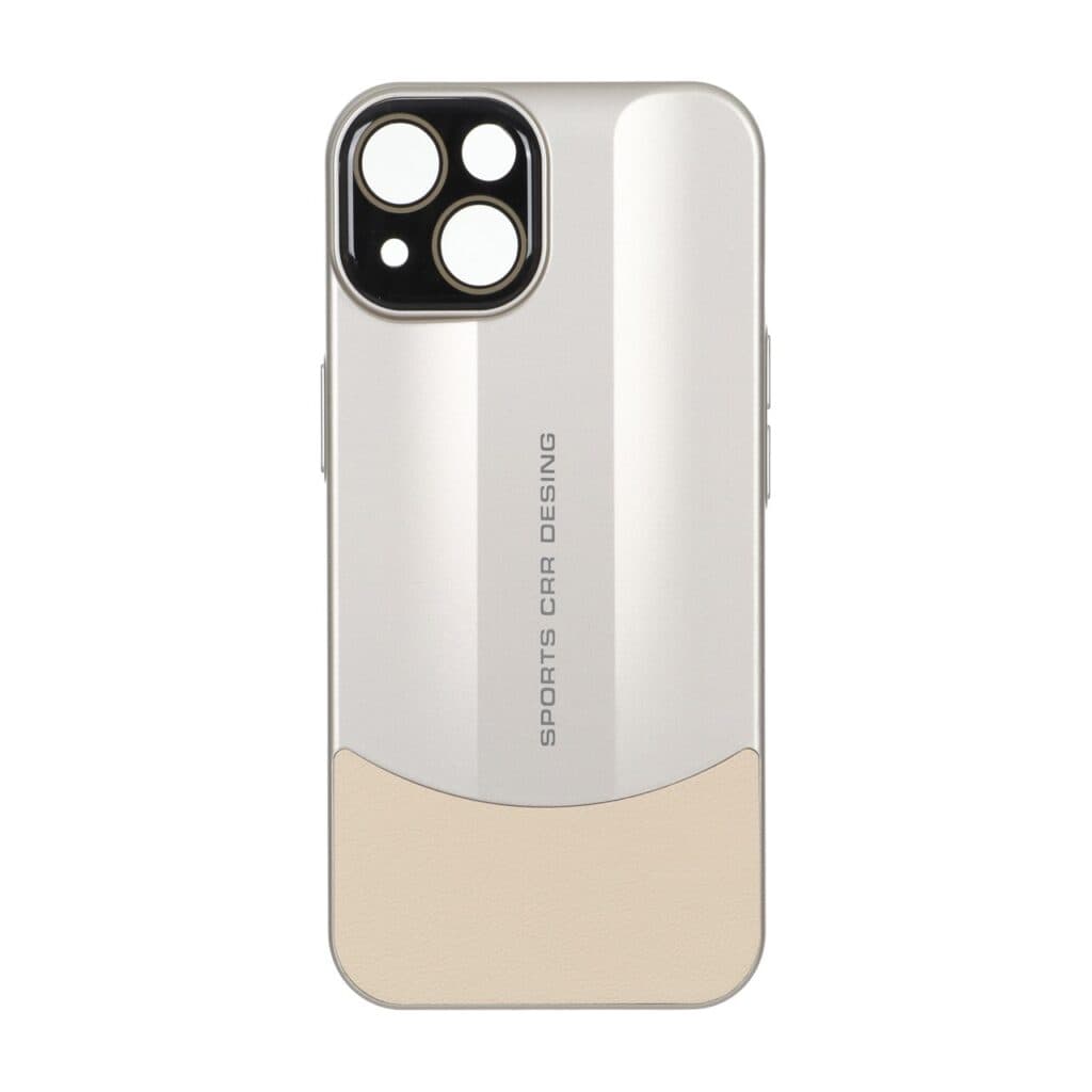 قاب Sports Design محافظ لنز شیشه ای Apple iPhone 13 / iPhone 14 – طلایی — تصویر ۲