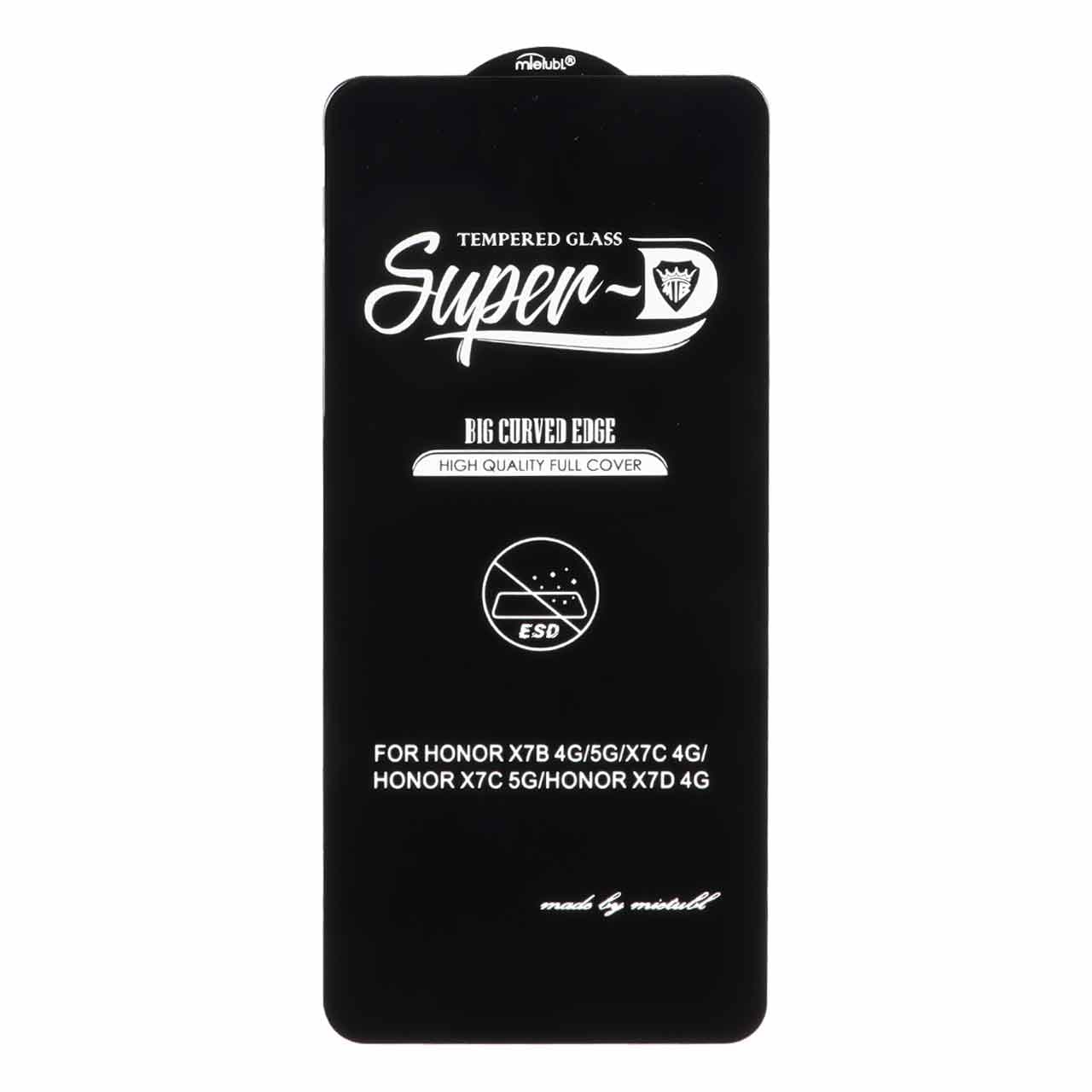 محافظ صفحه نمایش شیشه ای Full Cover Super D Mietubl – ESD مدل ORG – Honor X7D