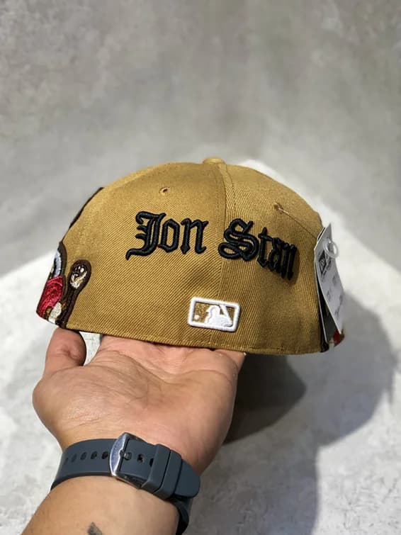 کلاه کپ برند New Era فیت بک سایز 1/8 7 طرح NY آنجل کرم — تصویر ۴