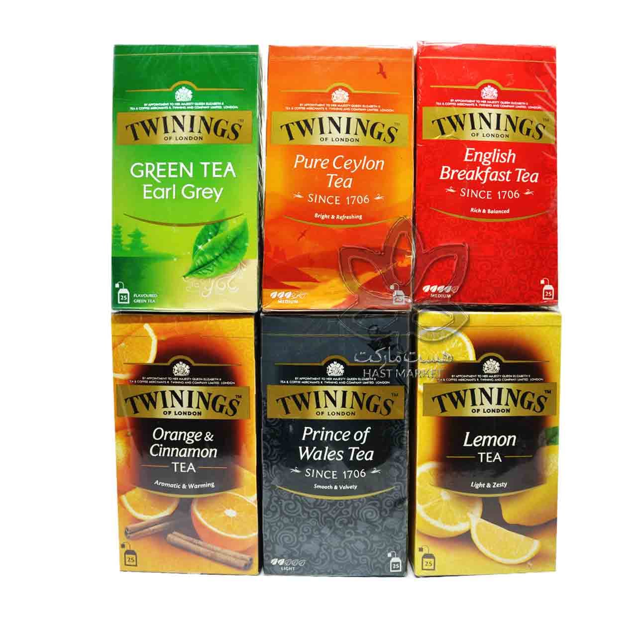 چای سیاه سیلان خالص ۲۵ عدد تویینینگز – twinings — تصویر ۳