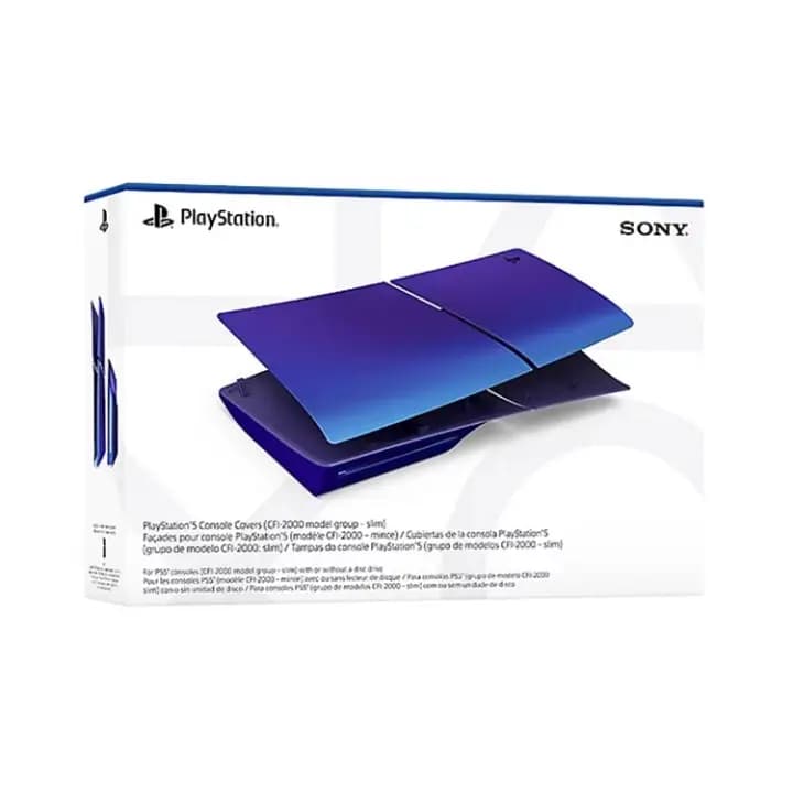فیس پلیت اورجینال پلی استیشن 5 اسلیم Chroma Indigo