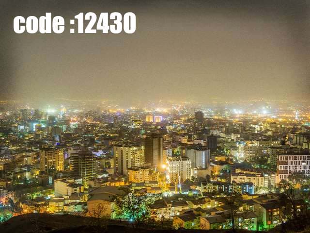 پوستر دیواری طرح افق شبانه تهران
