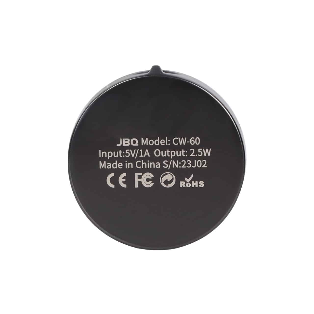 شارژر وایرلس JBQ مدل CW-56 – مشکی (گارانتی یکساله رصاصی) — تصویر ۲