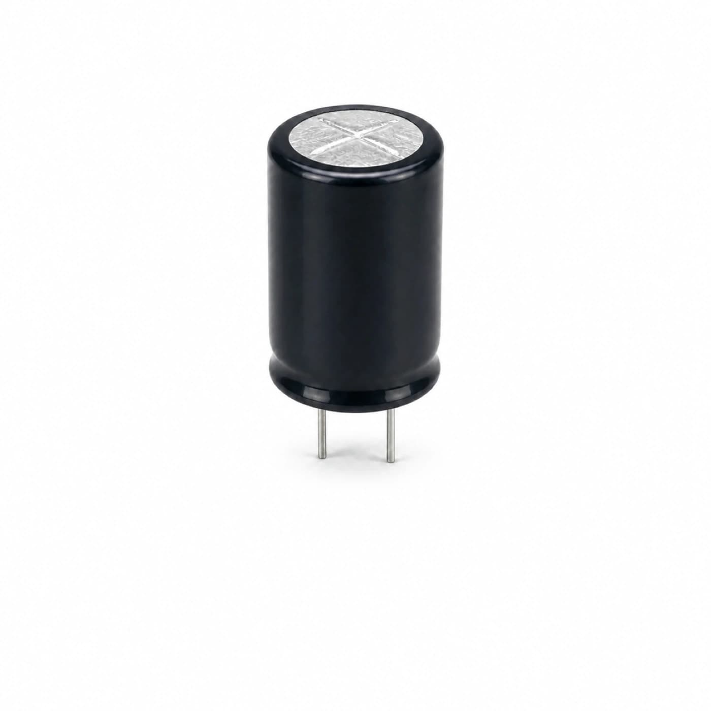 خازن الکترولیتی سانکن مدل SUNCON 220uF 200V 18×30mm پایه کوتاه