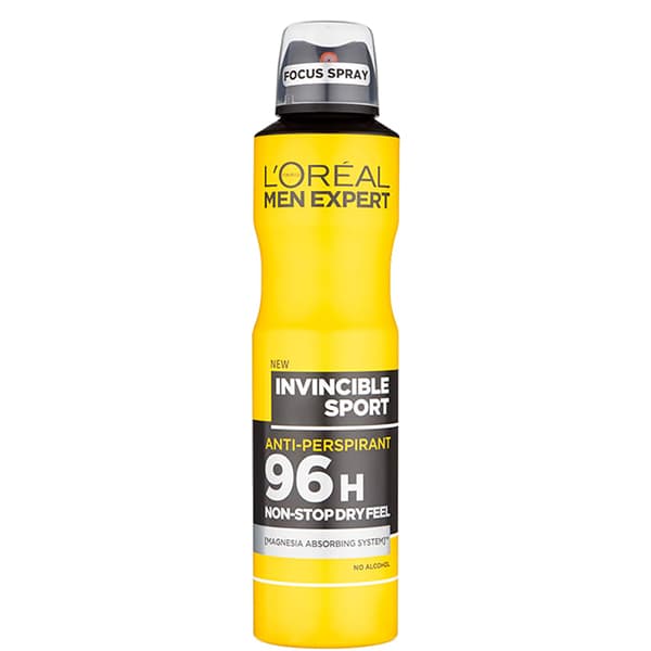 اسپری ضد تعریق مردانه لورآل L’ORÉAL مدل INVINCIBLE SPORT