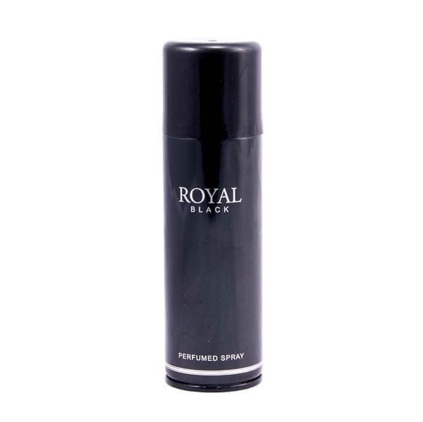 اسپری خوشبو کننده مردانه رویال بلک ROYAL BLACK حجم 200 میل