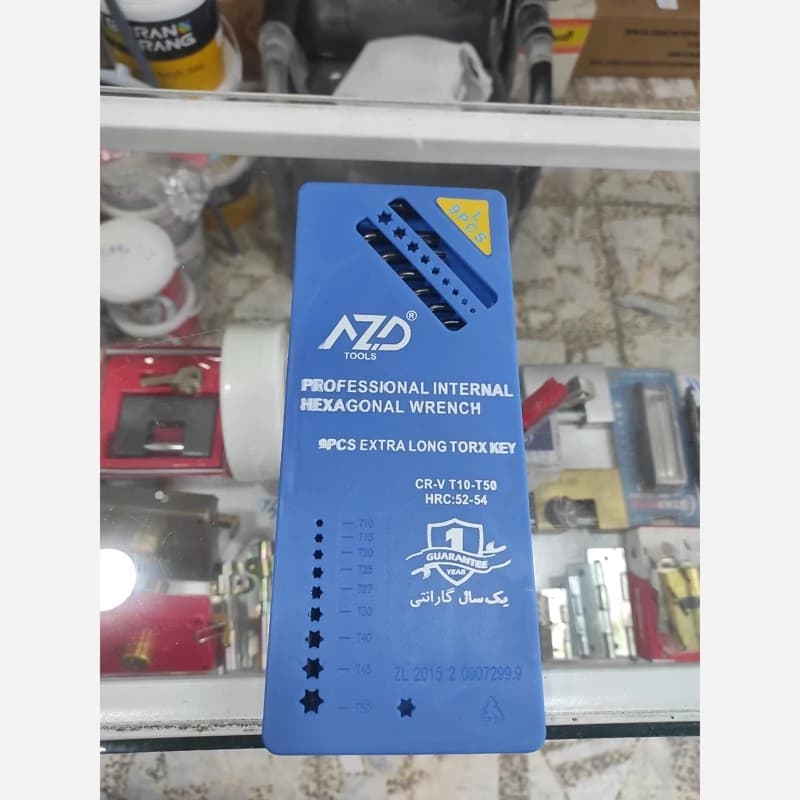 آچار آلن ستاره ای ست 9عددی برند AZD