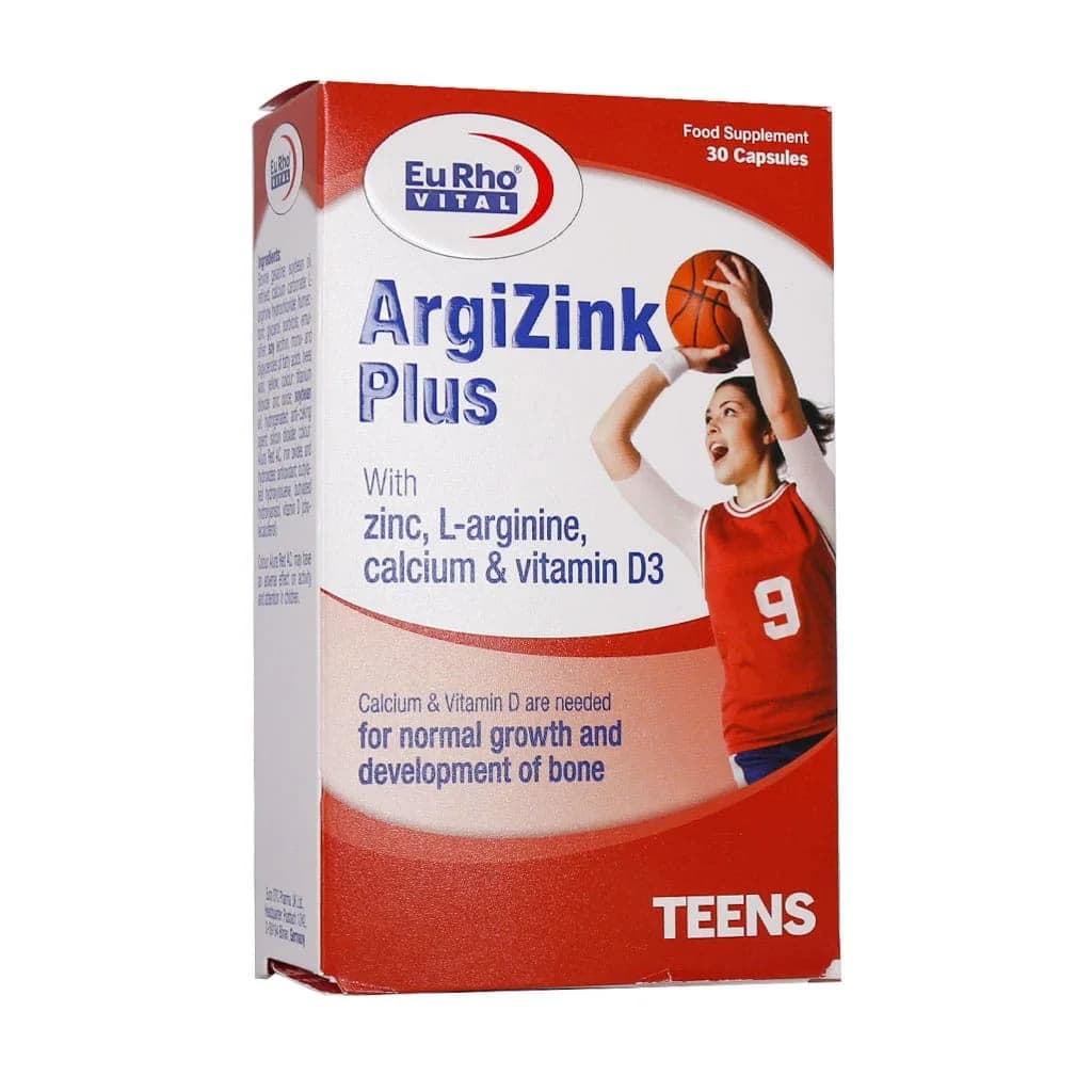 کپسول آرژی زینک پلاس یوروویتال 60 عدد (Eurho Vital Argizink Plus)