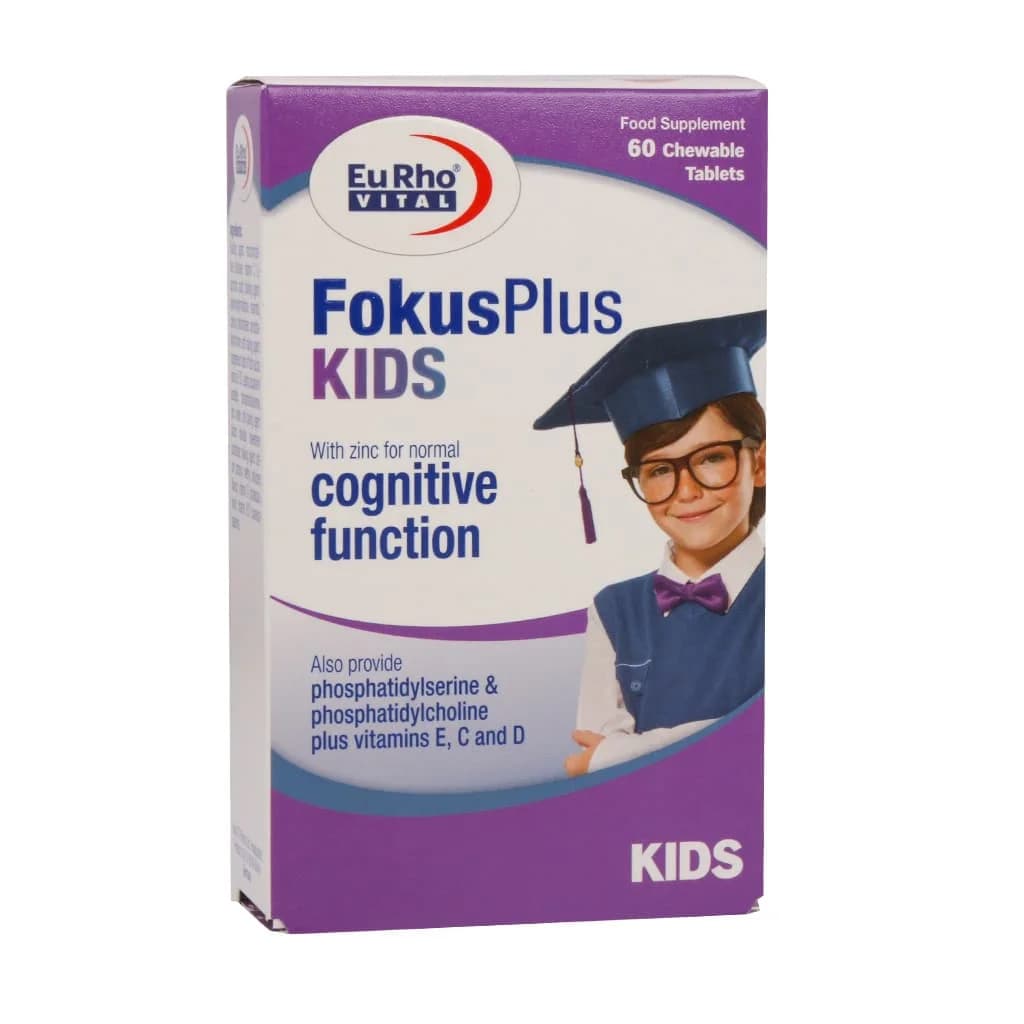 قرص جویدنی فوکوس پلاس کیدز یوروویتال (FokusPlus Kids EuRho Vital)
