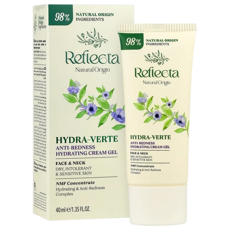کرم ژل مرطوب‌کننده رفلکتا مدل Hydra Verte مناسب پوست خشک و حساس حجم 40 میلی‌لیتر