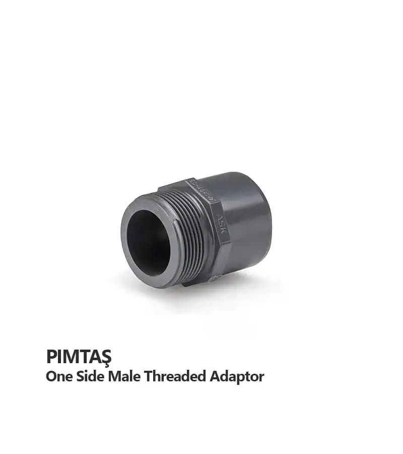 بوشن یکسر مغزی UPVC پیمتاش (PIMTAŞ) سایز 1 1/4 اینچ