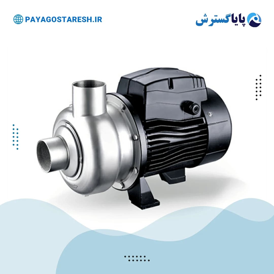 پمپ استیل پروانه نیمه باز لئو مدل ABK100 سه فاز