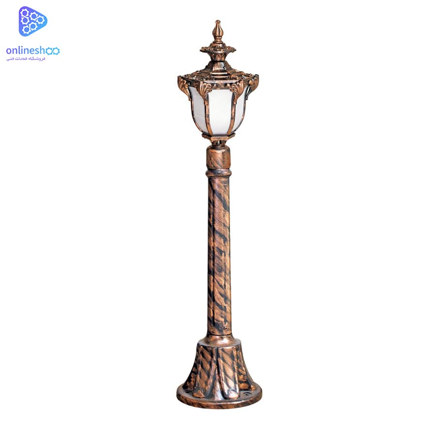 چراغ سر لوله پارکی مدل صدف — تصویر ۲