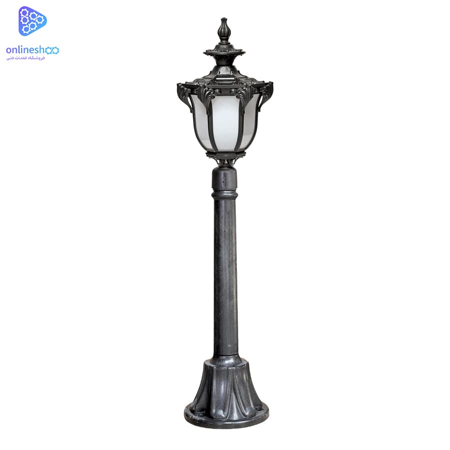 چراغ سر لوله پارکی مدل صدف