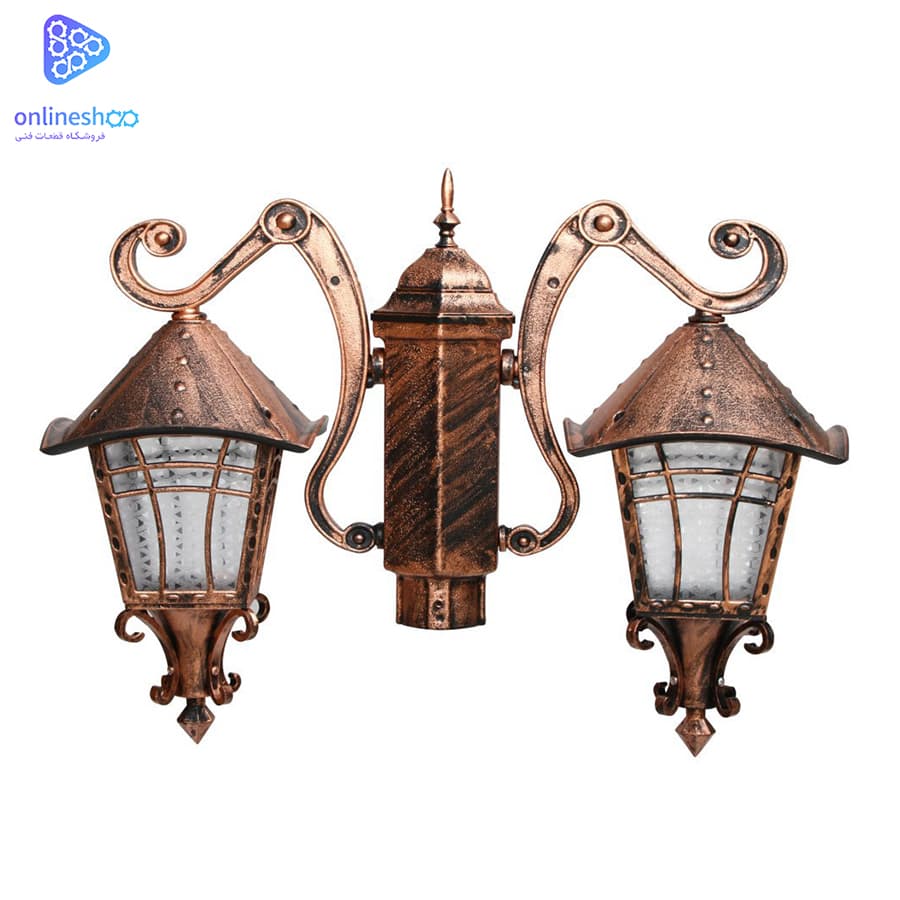 چراغ پارکی دو شاخه مدل کاترین — تصویر ۲