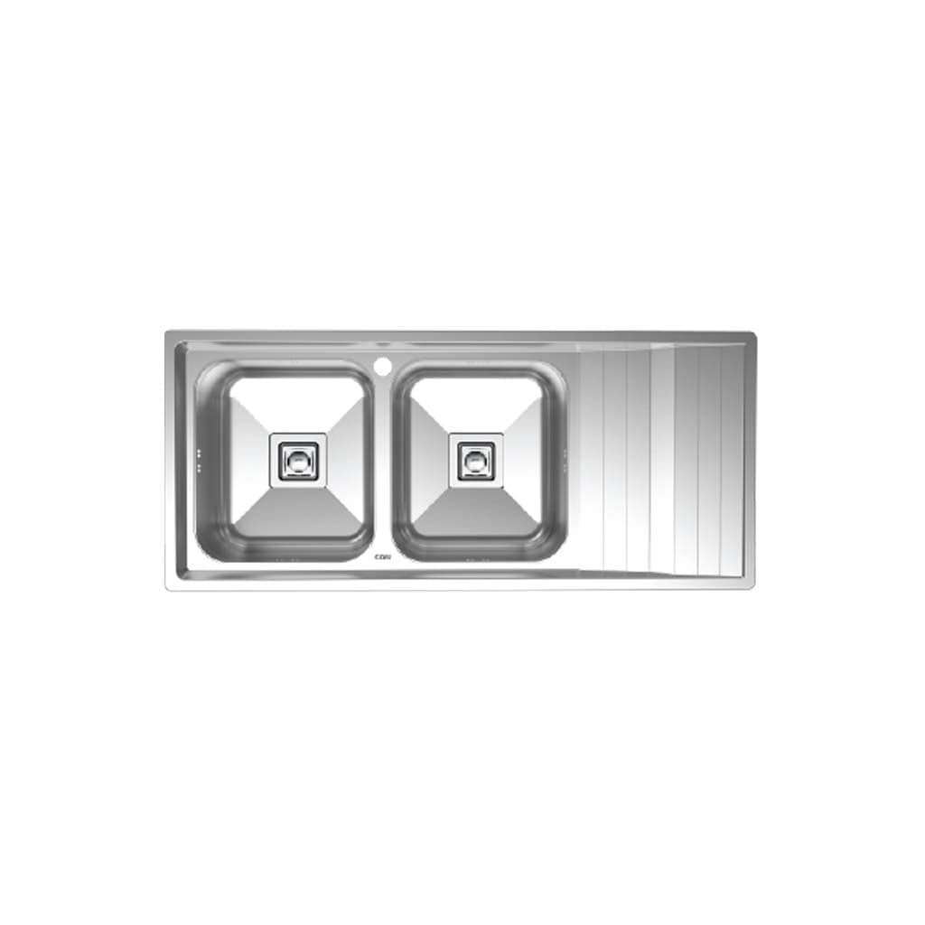 سینک استیل توکار کن مدل 8181s – سایز 51*116.5