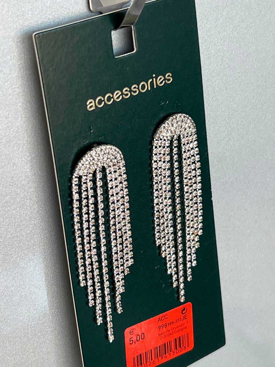 گوشواره نگیندار آبشاری برند Accessories — تصویر ۲