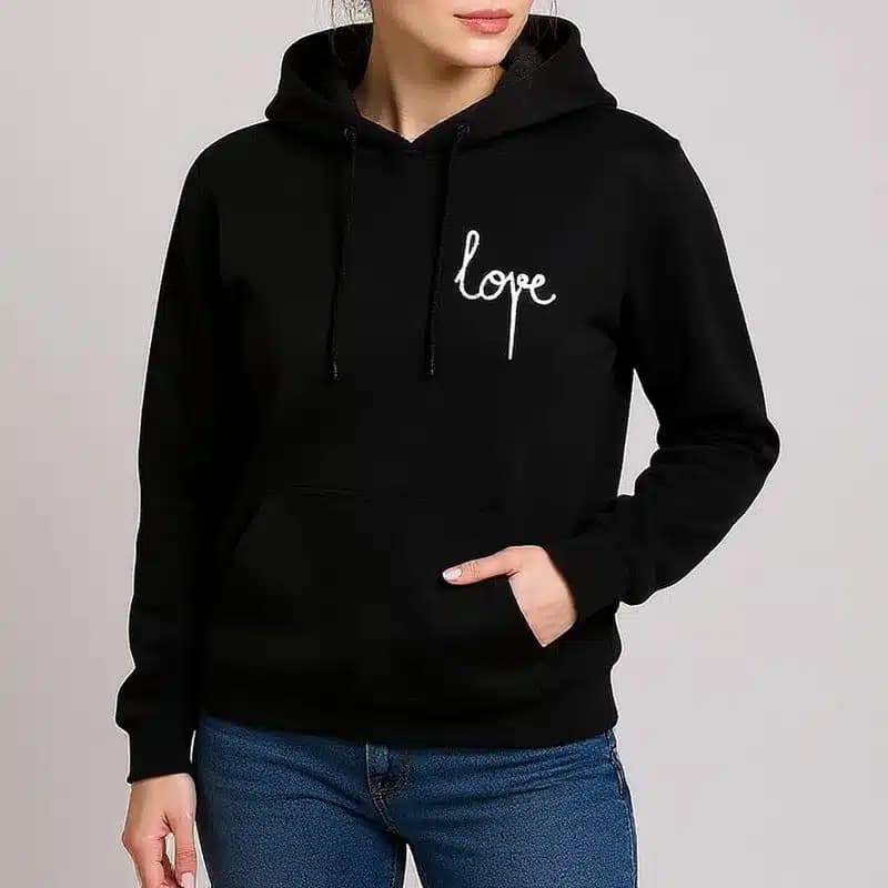 هودی زنانه مدل F296 LOVE — تصویر ۲