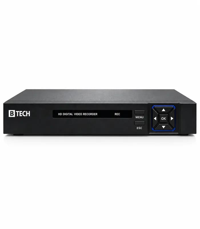 دستگاه IP NVR شانزده کانال 8MP ساپورت خروجی 4K تصویر هوش مصنوعی برند B-TECH مدل BT-816AI سرور داخلی (ایران) — تصویر ۳