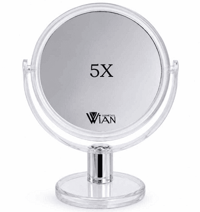 وین آینه پایه دار کدM140 با بزرگنمایی ۵ برابر WIAN Cosmetics