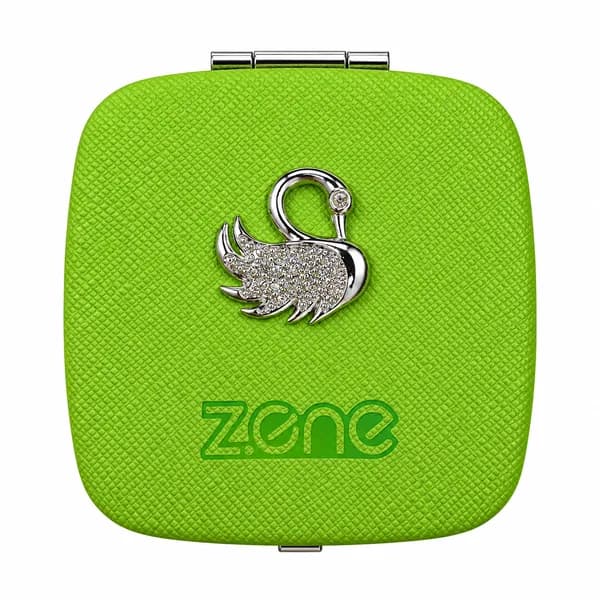 آینه آرایشی جیبی دوطرفه طرح گلبرگ Z.one