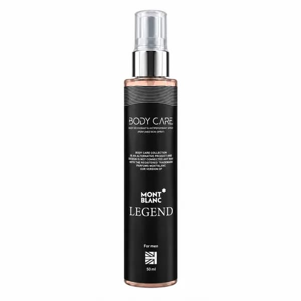 اسپری ضد تعریق و خوشبو کننده مردانه بادی کر مدل Mont Blanc Legend حجم 50 میل