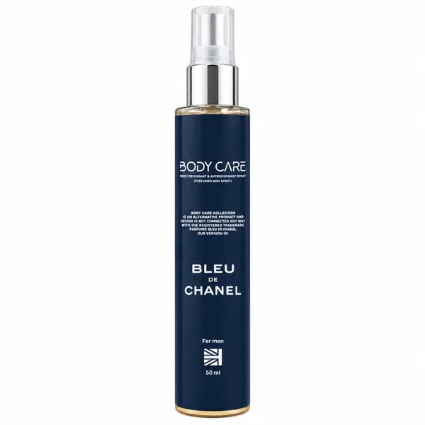 اسپری ضد تعریق و خوشبو کننده مردانه بادی کر مدل Bleu de Chanel حجم 50 میل