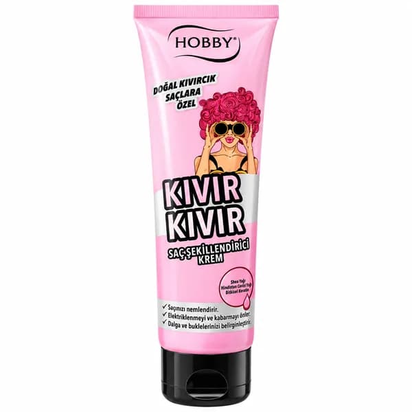 کرم حالت‌ دهنده موهای فر هوبی Hobby Curly Girl حجم 150 میل