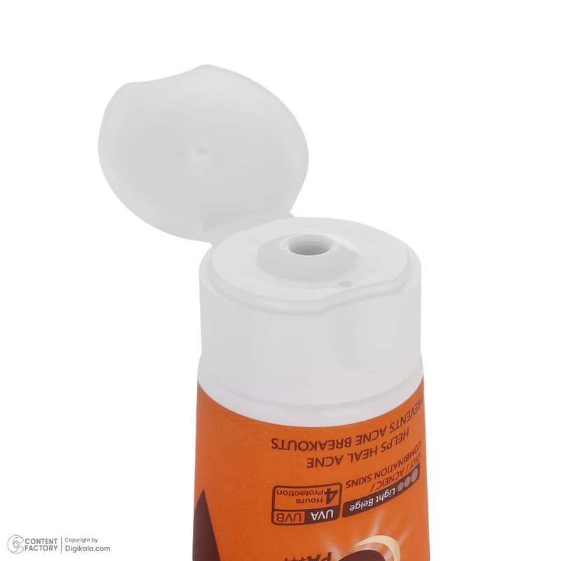 کرم ضدآفتاب و آنتی‌آکنه سان‌سیف رنگ بژ روشن مدل SPF35، مناسب پوست‌های چرب، حجم 50 میلی‌لیتر — تصویر ۷