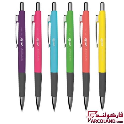 مداد نوکی اونر قطر نوشتاری 0.9 میلی متر گریپ دار کد BK-311 (اتود فشاری OWNER) — تصویر ۳