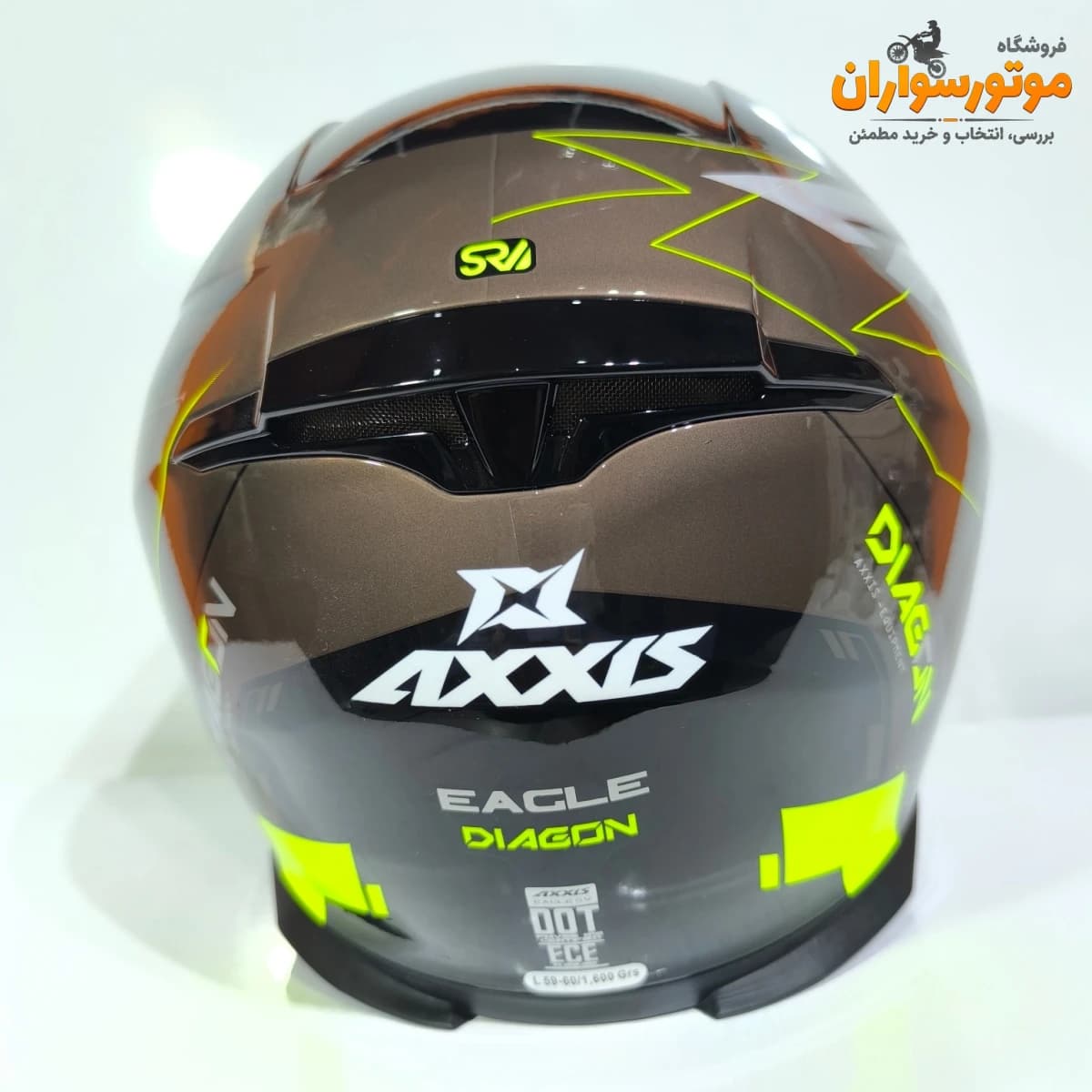 کلاه کاسکت اکسیس AXXIS فک ثابت عینک‌دار — تصویر ۴
