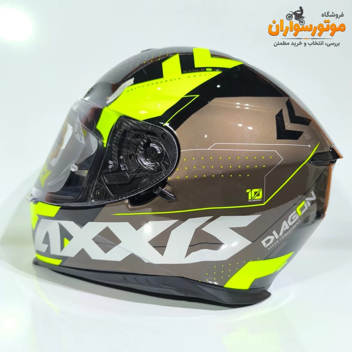 کلاه کاسکت اکسیس AXXIS فک ثابت عینک‌دار — تصویر ۵