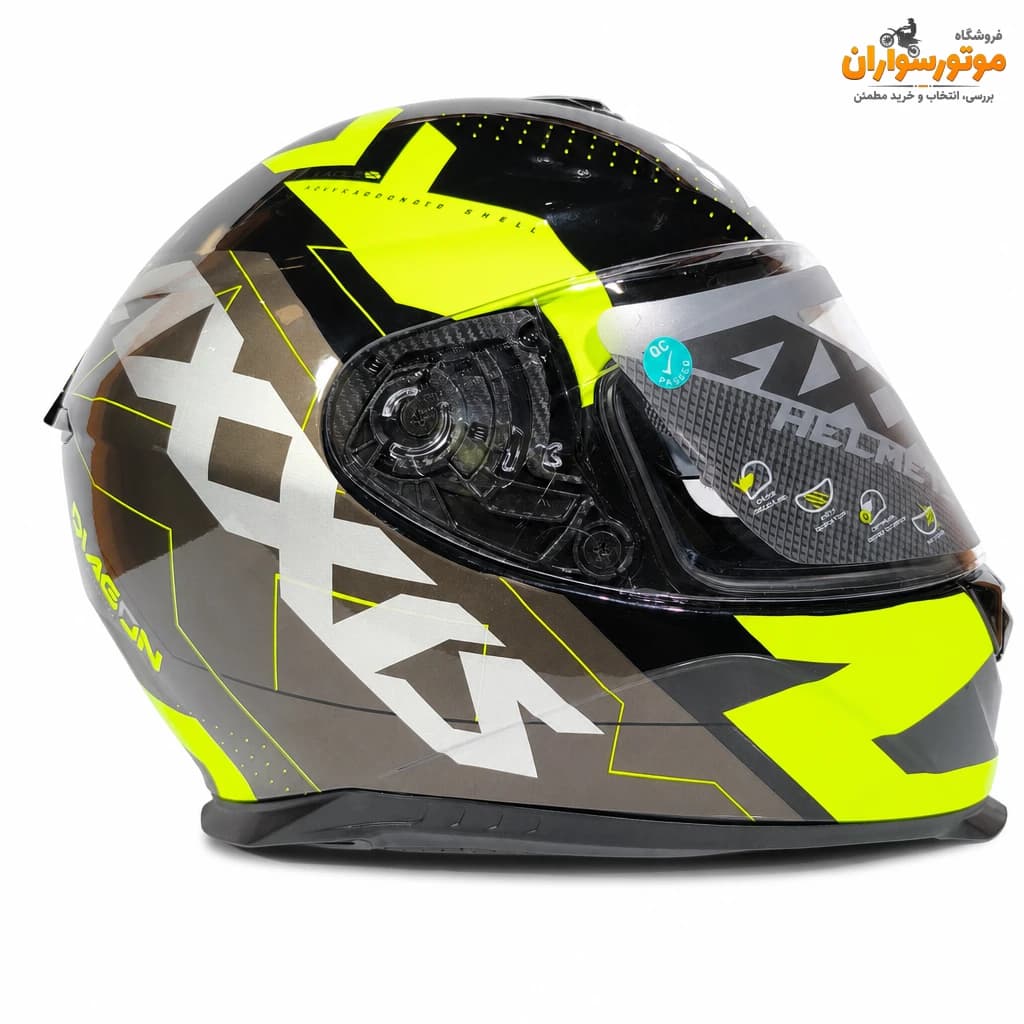 کلاه کاسکت اکسیس AXXIS فک ثابت عینک‌دار