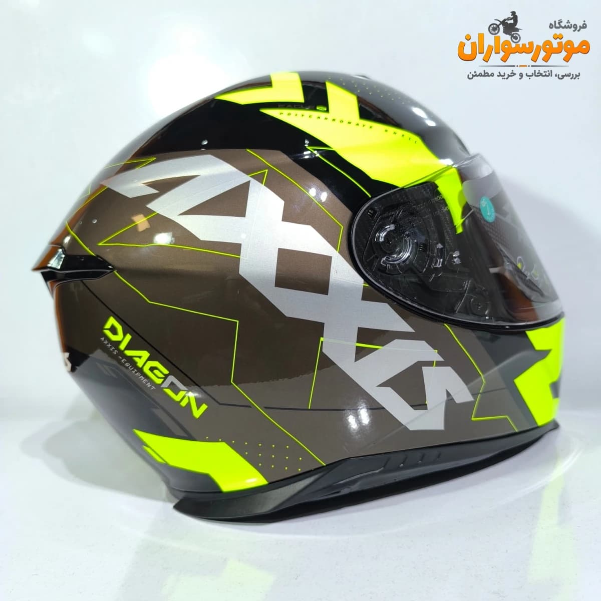 کلاه کاسکت اکسیس AXXIS فک ثابت عینک‌دار — تصویر ۳
