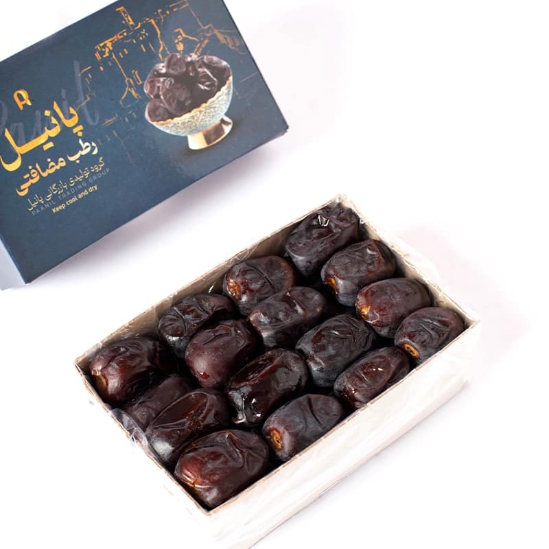 خرما مضافتی دو ردیفه پانیل – 750 گرم — تصویر ۳