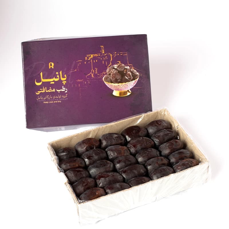 خرما مضافتی دو ردیفه پانیل – 750 گرم — تصویر ۴