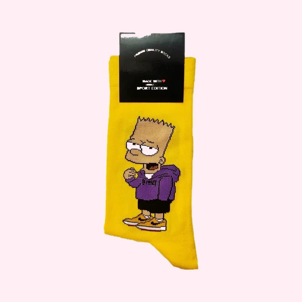 جوراب فانتزی بارت سیمپسون ROZ SOCKS مدل اسپرت