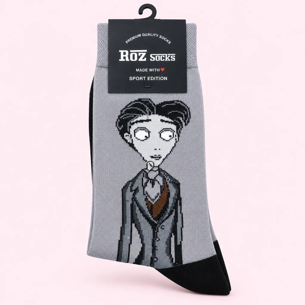 جوراب فانتزی ساقدار رز ساکس (Roz Socks) | ۵ طرح کارتونی خاص — تصویر ۵