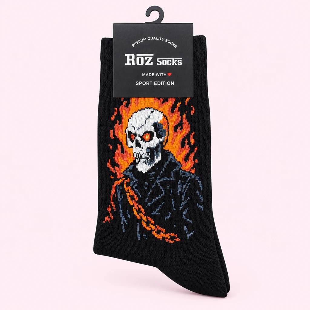 جوراب فانتزی ساقدار رز ساکس (Roz Socks) | ۵ طرح کارتونی خاص — تصویر ۴