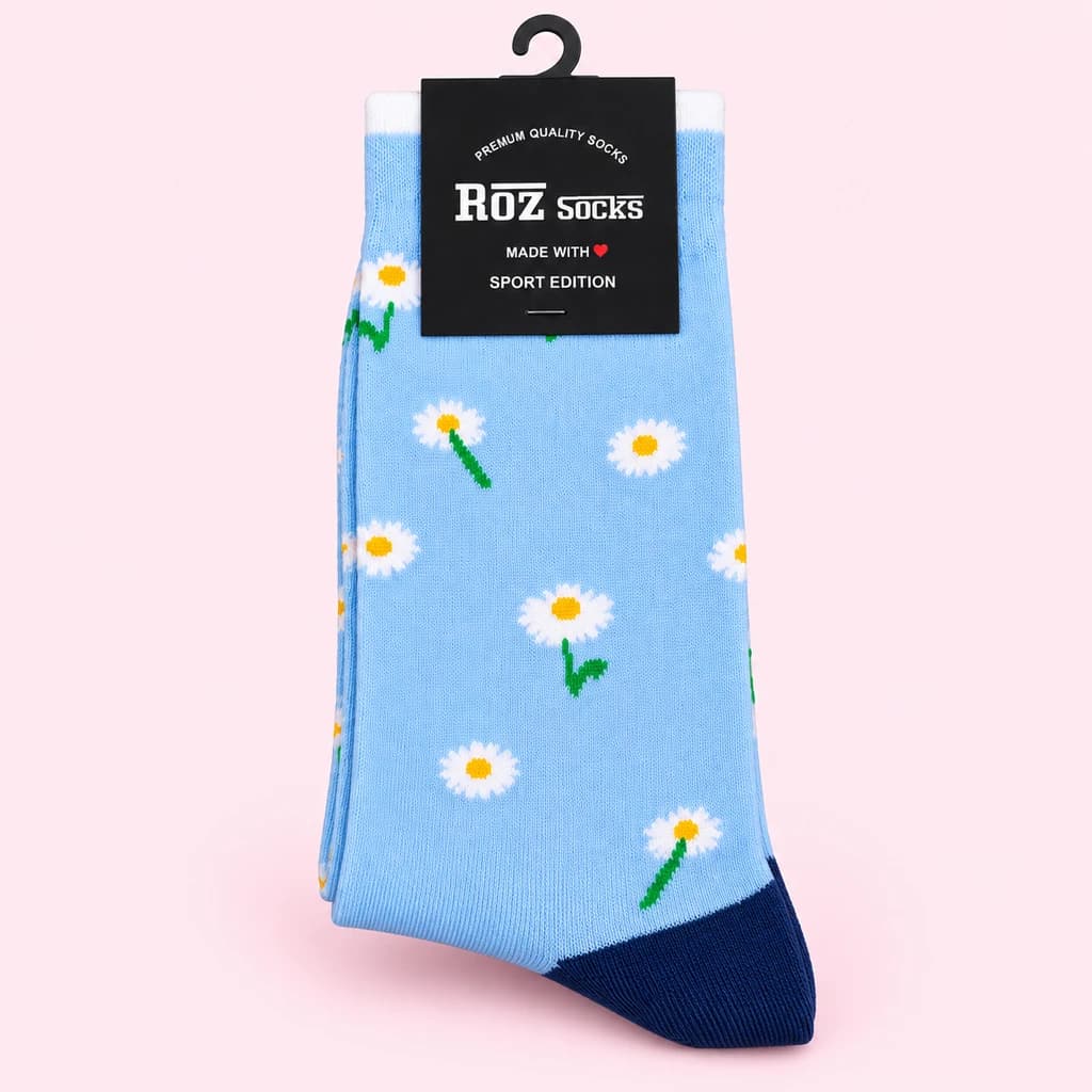 جوراب فانتزی طرح گربه عینکی ROZ Socks؛ مدل ساق‌دار — تصویر ۳
