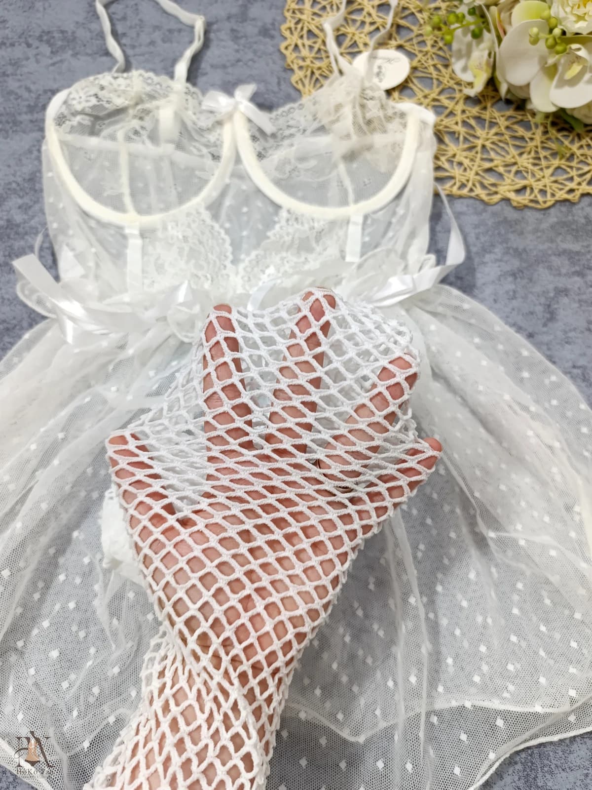 کاستوم عروس فنردار جوراب دار کد 73 — تصویر ۵