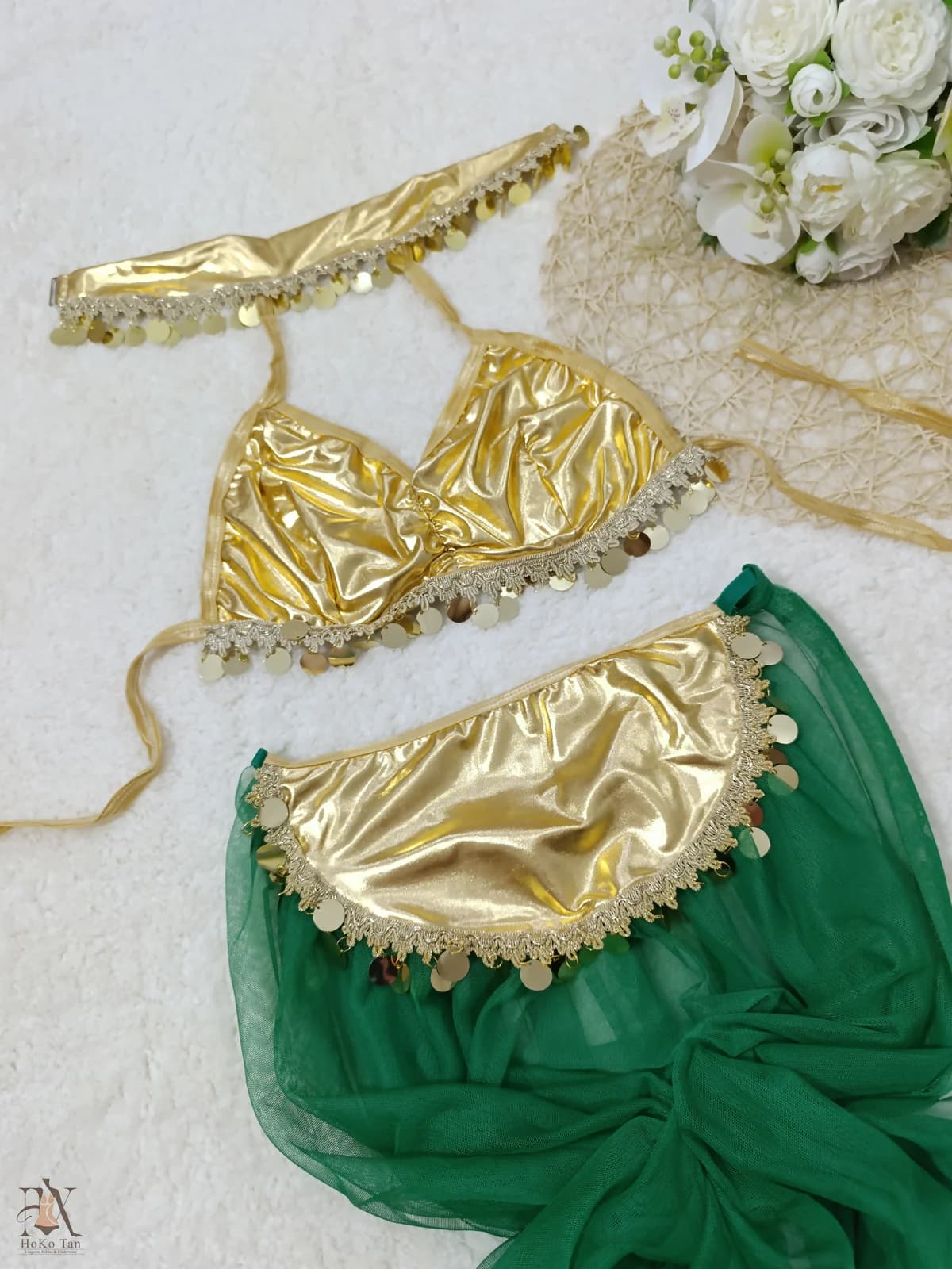 کاستوم رقص عربی سکه ای کد 69 — تصویر ۴