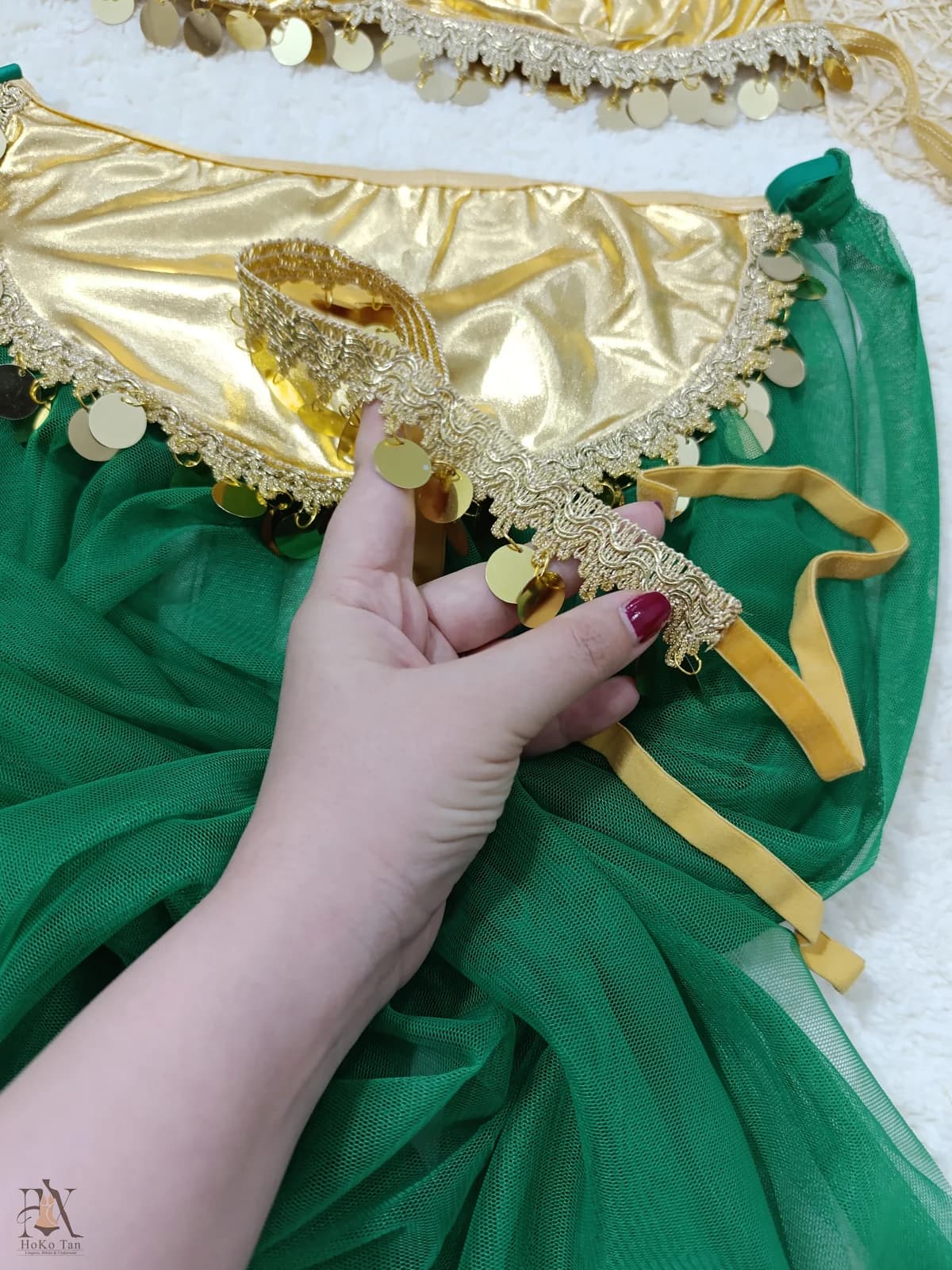 کاستوم رقص عربی سکه ای کد 69 — تصویر ۵