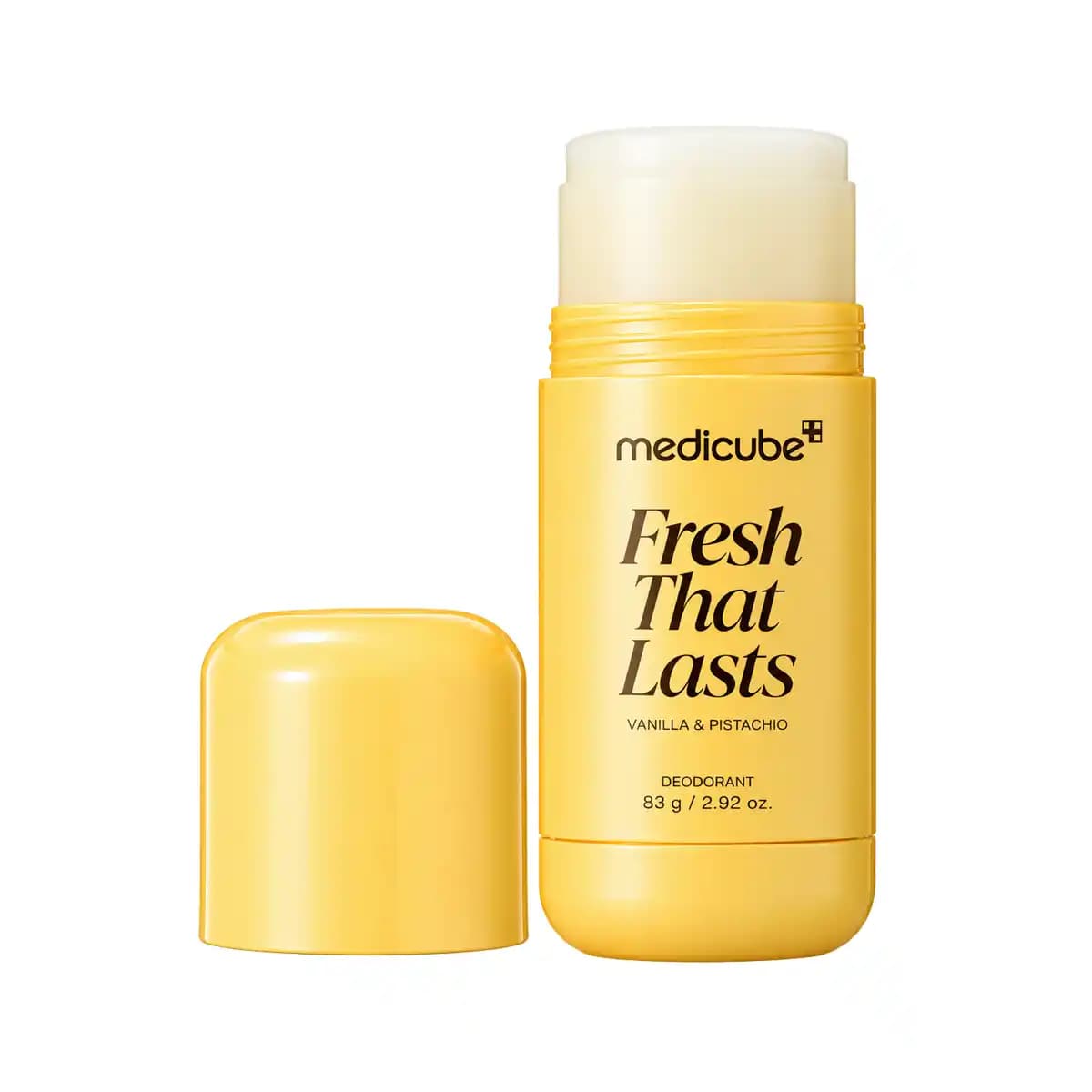 دئودورانت روشن‌کننده مدیکیوب وانیل و پسته MEDICUBE FRESH THAT LASTS DEODORANT حجم‌83g اصل